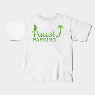 Parrot Parking - Yellow-Naped Amazon Kids T-Shirt